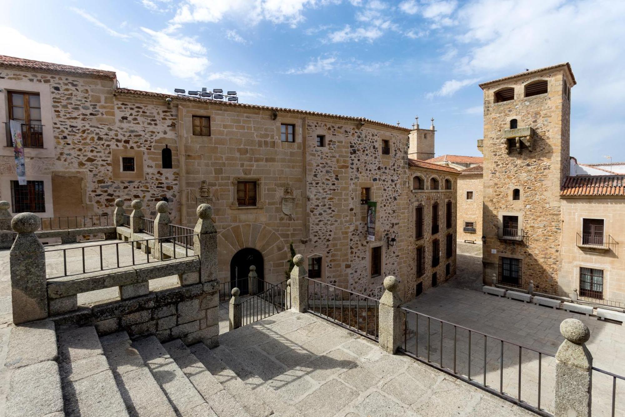 מלון Torrejón el Rubio Hospederia Parque De Monfraguee מראה חיצוני תמונה